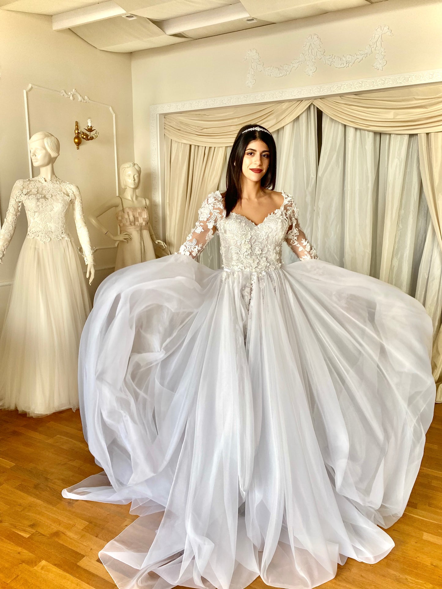Abito "Tre Cuori Organza"