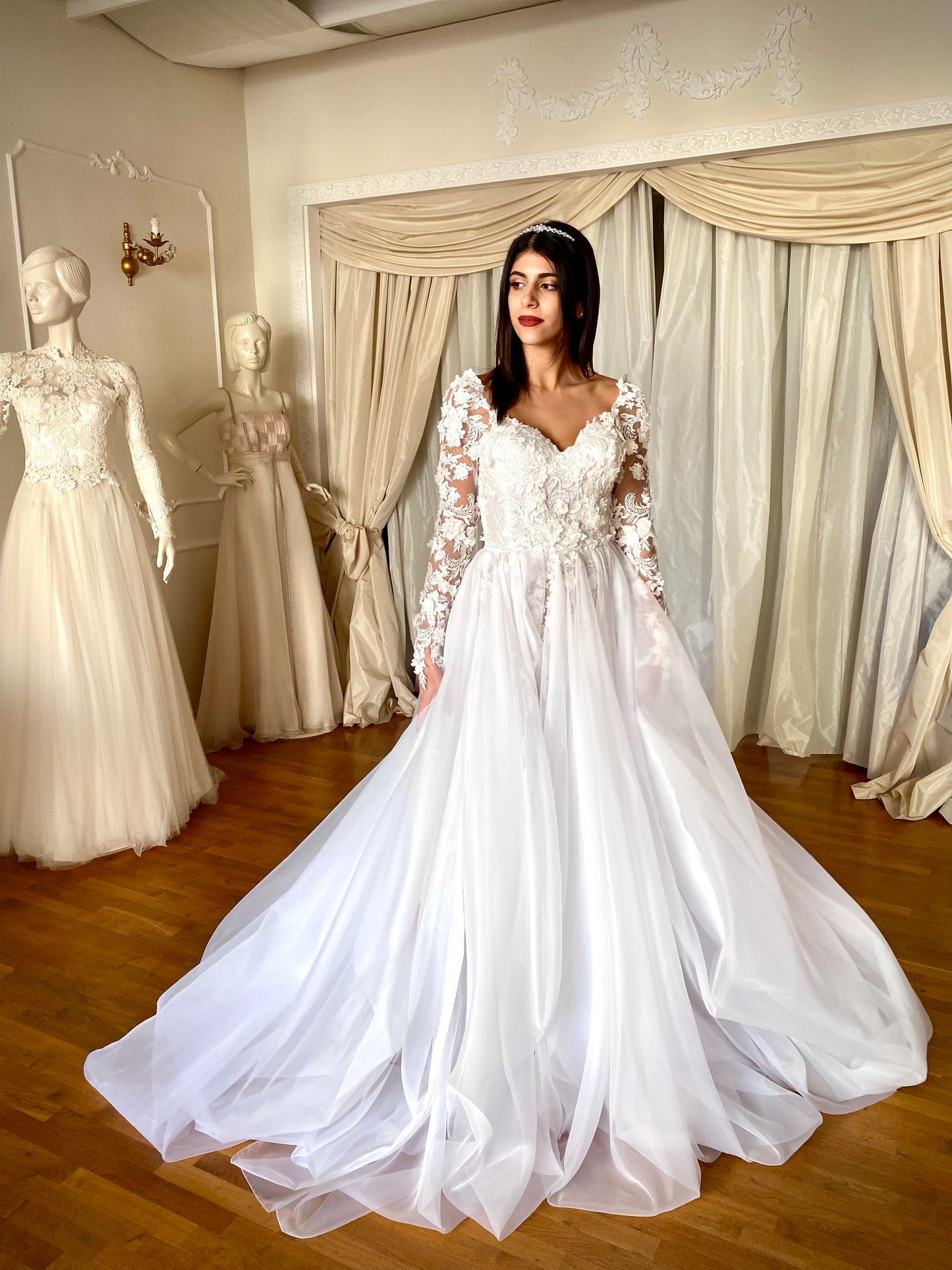 Abito "Tre Cuori Organza"