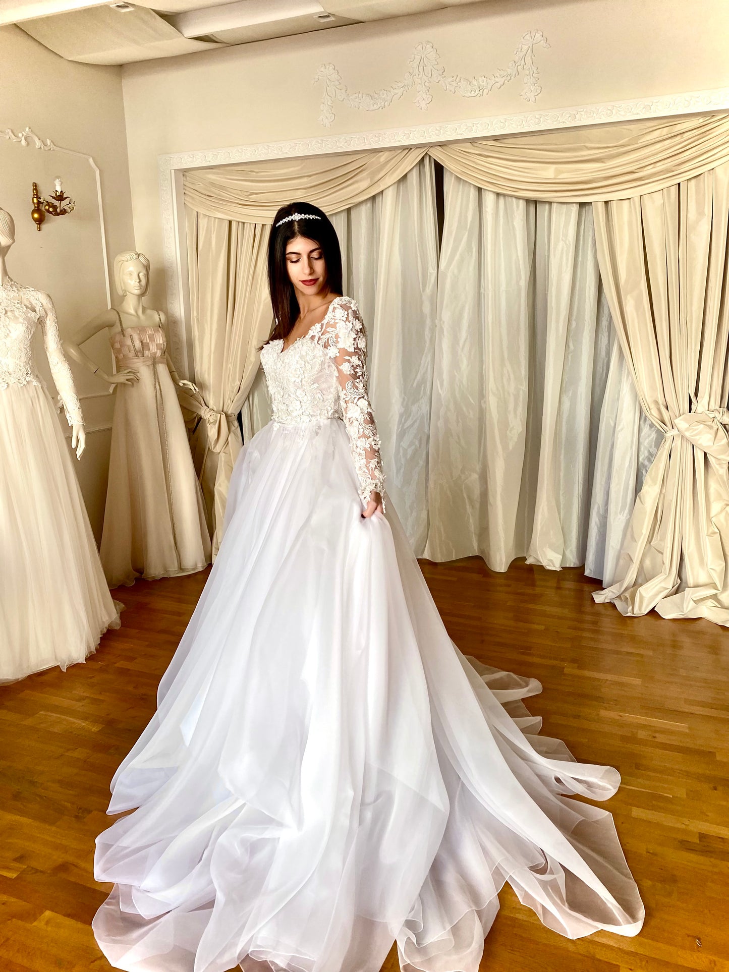 Abito "Tre Cuori Organza"